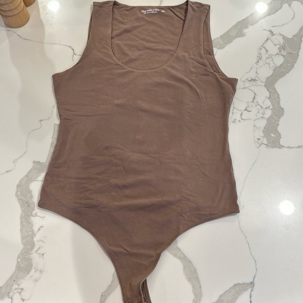Brown Abercrombie body suit